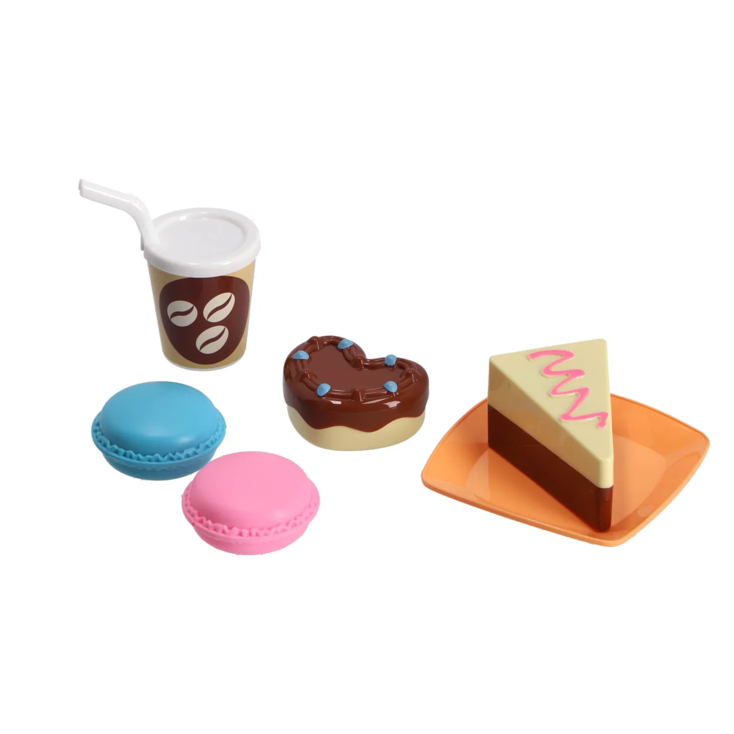 Voedselset donut en macaron