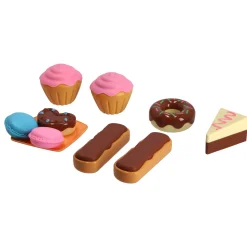 Voedselset donut en macaron