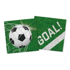 Voetbal Servetten 20 Stuks 33x33 Cm