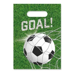 Voetbal Uitdeelzakjes 6 Stuks