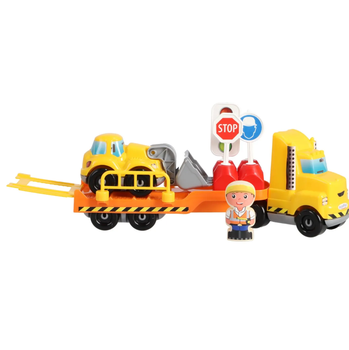 Vrachtwagen Met Oplegger Abrick