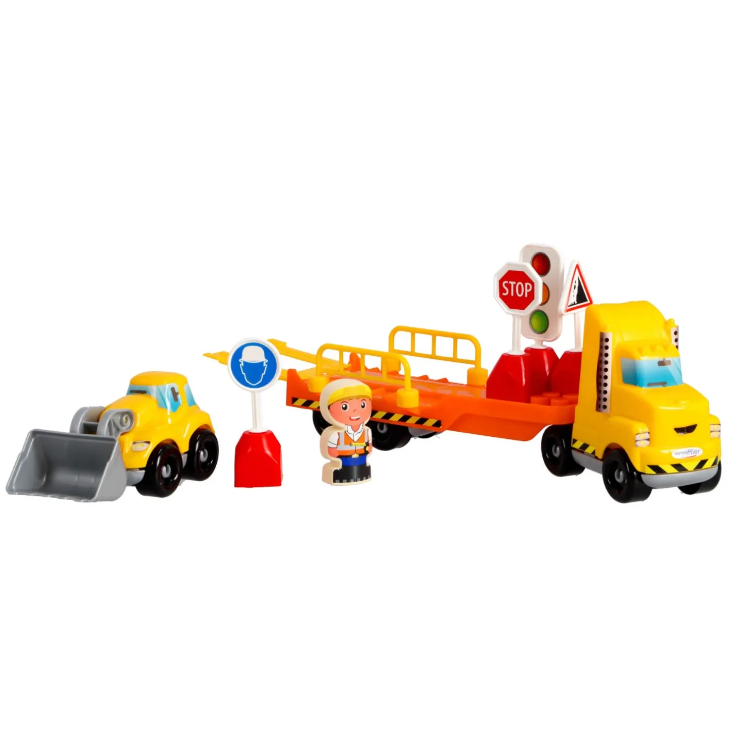 Vrachtwagen Met Oplegger Abrick