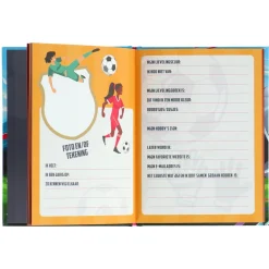 Vriendenboek voetbal meisjes