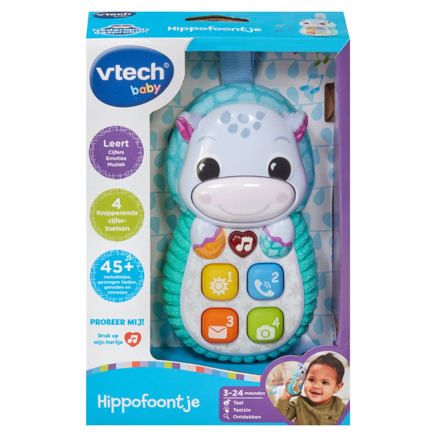 Vtech Baby Hippofoontje Blauw