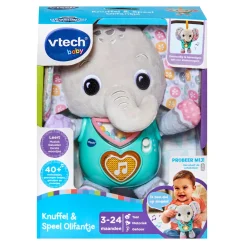 Vtech Baby Knuffel & Speel Olifantje Grijs