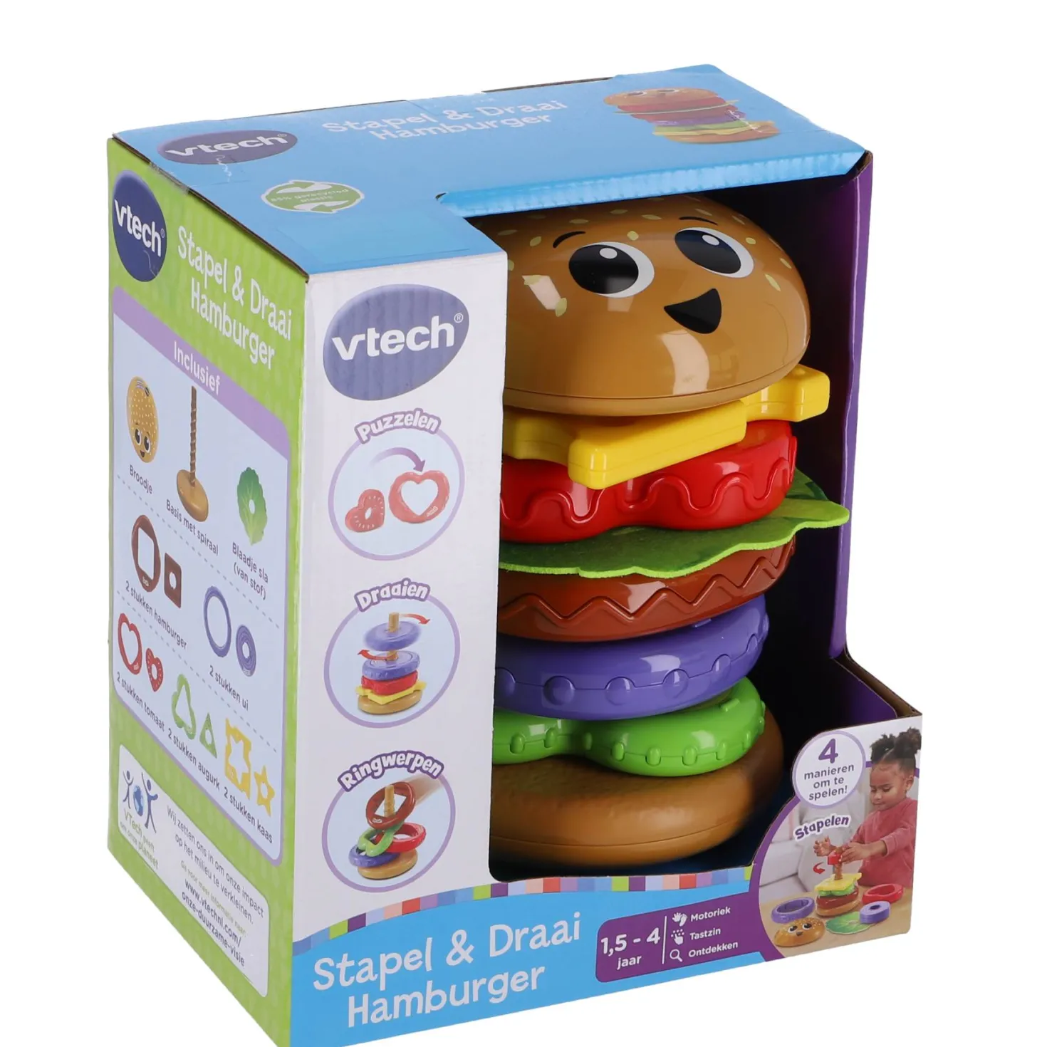 Vtech Stapel & Draai Hamburger
