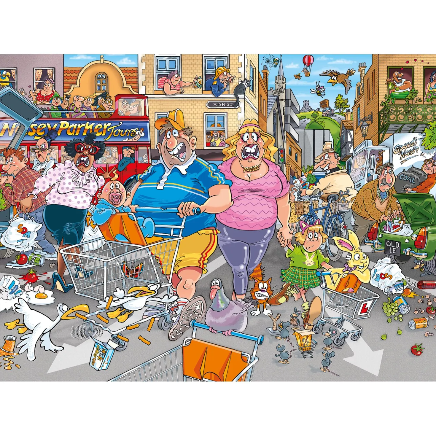 Wasgij original puzzel Buitenkansjes 1000 stukjes