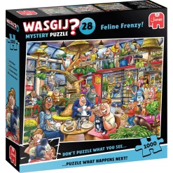 Wasgij puzzel Mysterie kat en muis spel 1000 stukjes