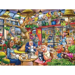 Wasgij puzzel Mysterie kat en muis spel 1000 stukjes