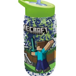 Waterfles Minecraft Met Glitter 330 ML