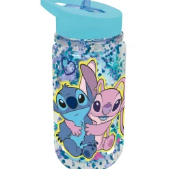 Waterfles Stitch Met Glitter 330 ML