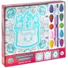 waterverf schilderset Kawaii 3x canvas 20c20cm 2 assorti