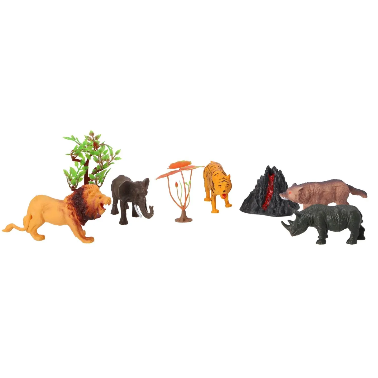 Wilde dieren set 8 delig