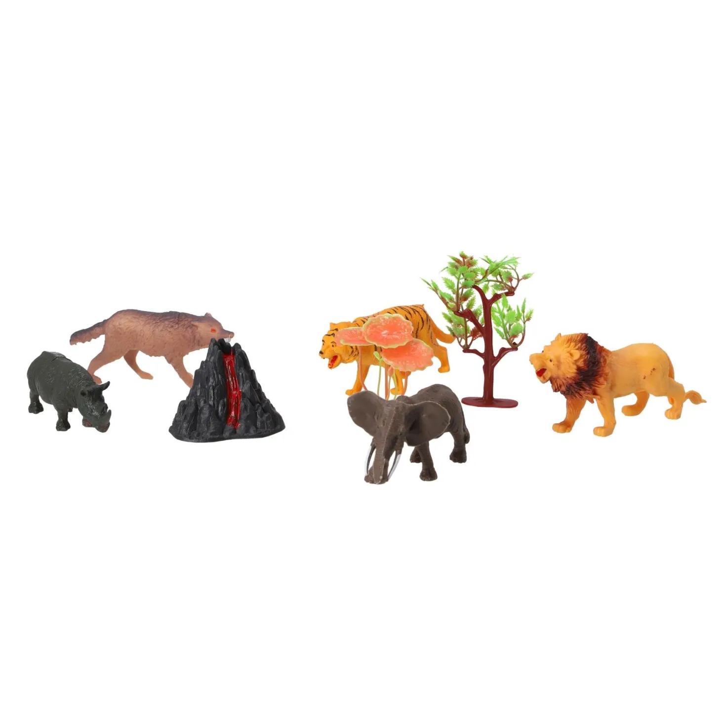 Wilde dieren set 8 delig