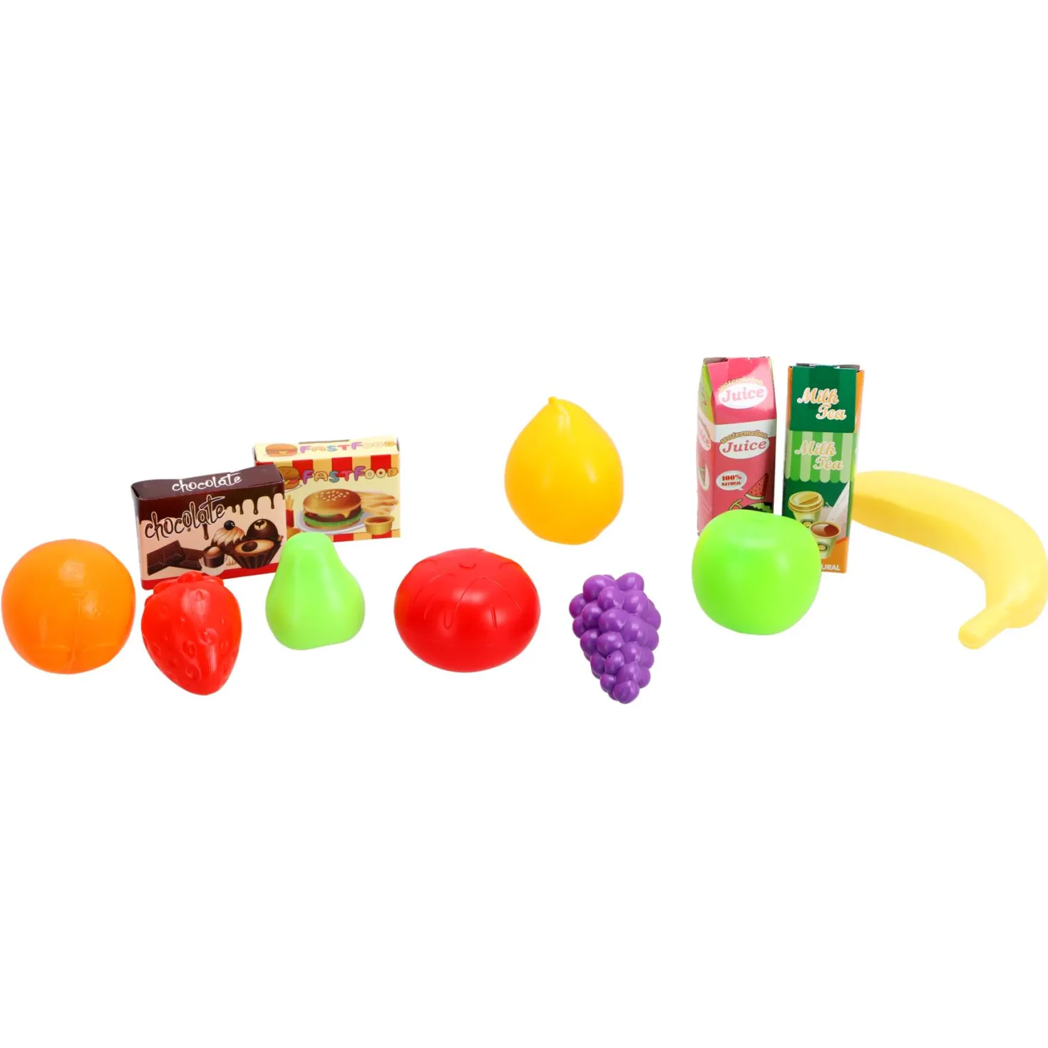 Winkelmandje gevuld rood