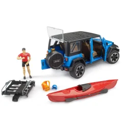 Wrangler jeep met kayak