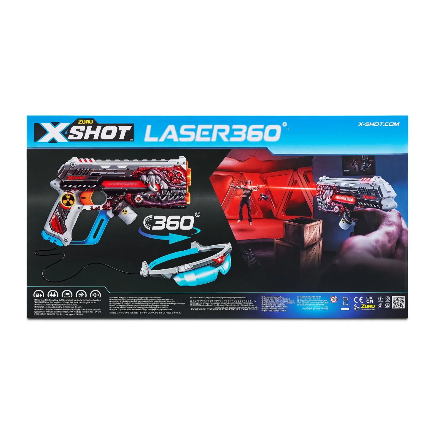 X-Shot skins laser 360 2 pak