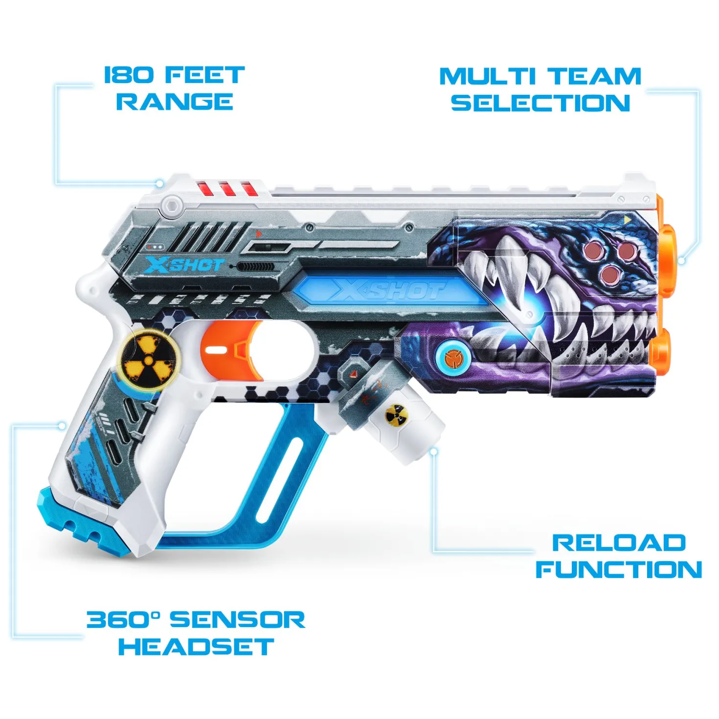 X-Shot skins laser 360 2 pak