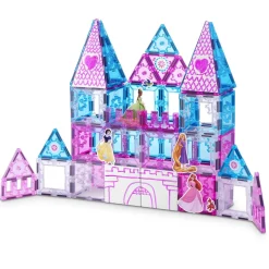 ZURU Tytan Magnetische tegels Princess kasteel 70 delig